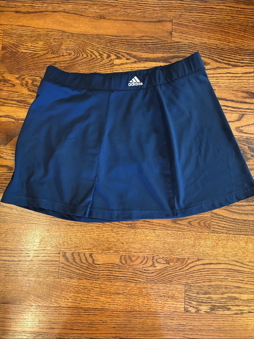 adidas Navy Blue Climalite Athletic Skort with White Logo